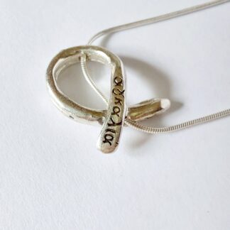 Lucky charm hug necklace