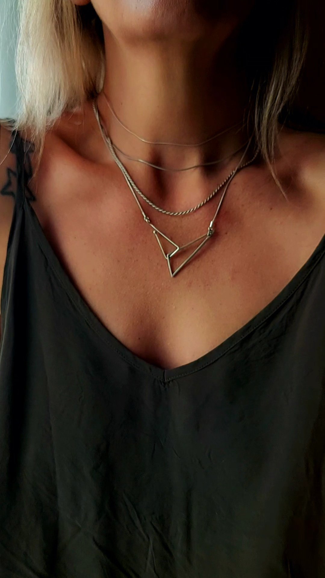 double triangle necklace - Image 10