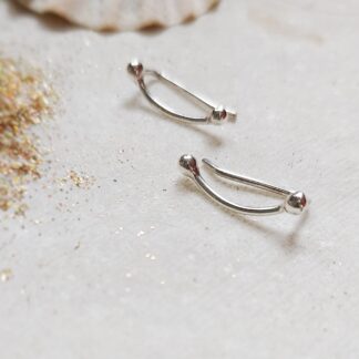 dainty smile earclimbers