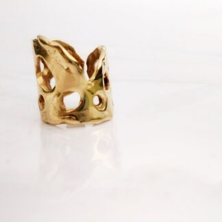 bronze melted ring