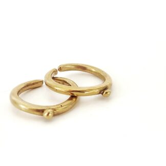 bronze dot ring
