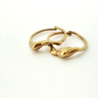 bronze dainty ring