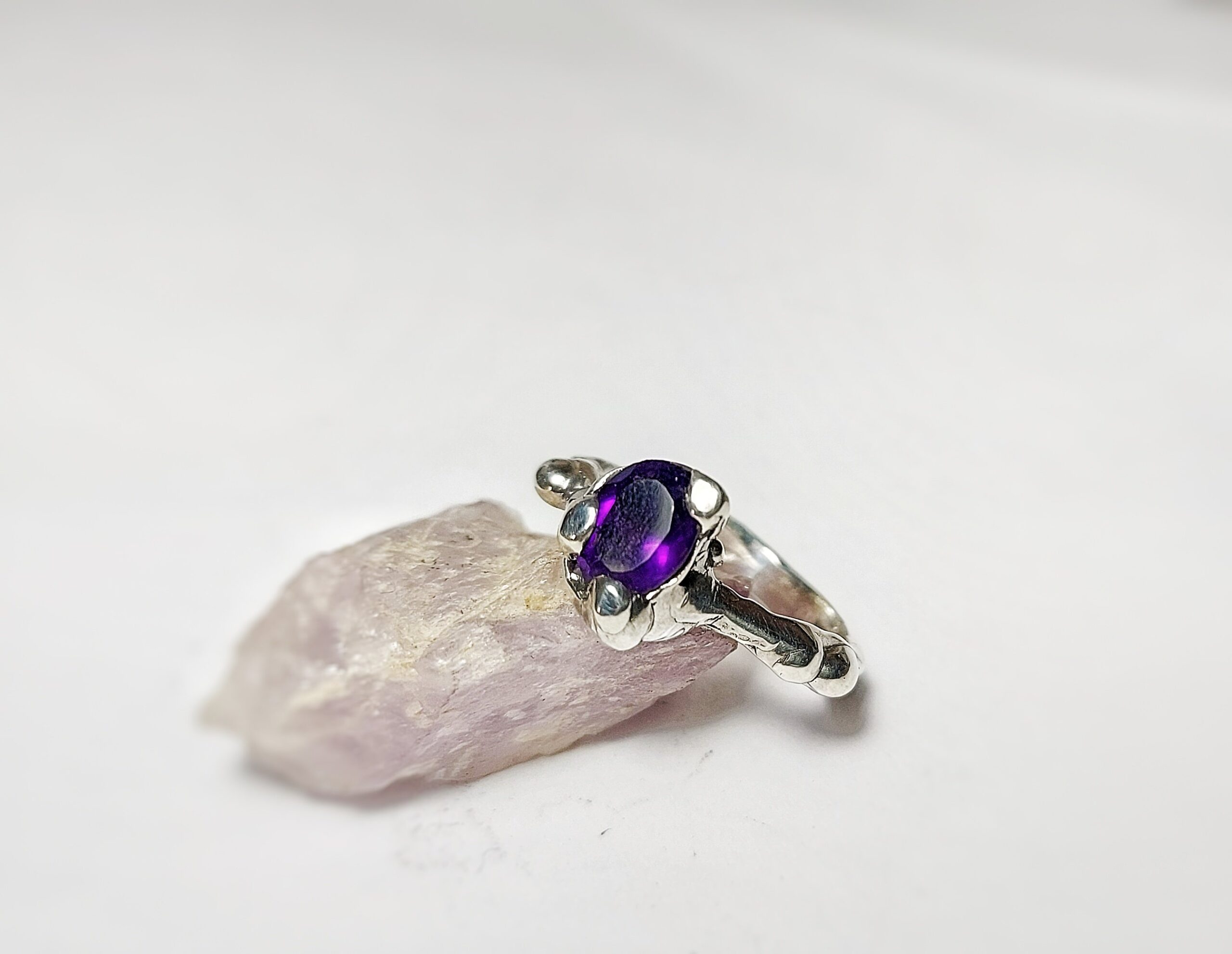 amethyst dainty ring - Image 4