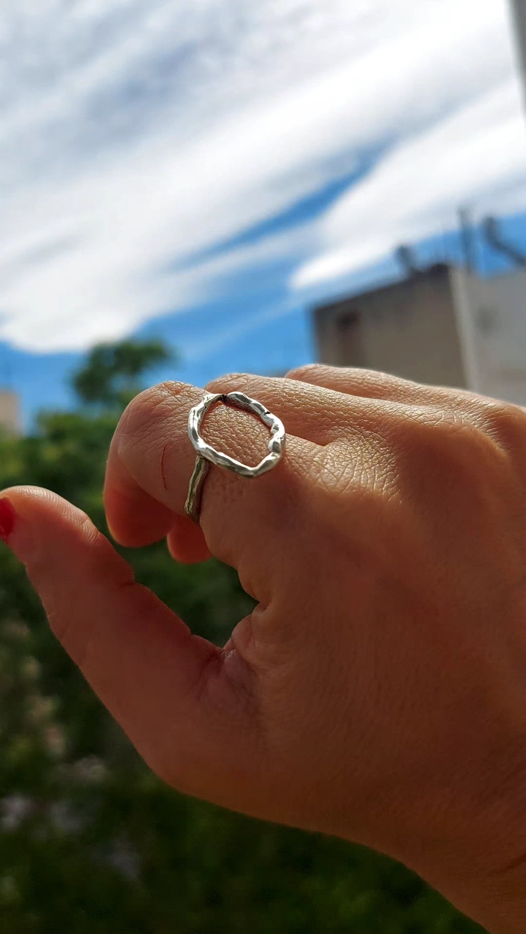 Leaf silver ring - Image 3