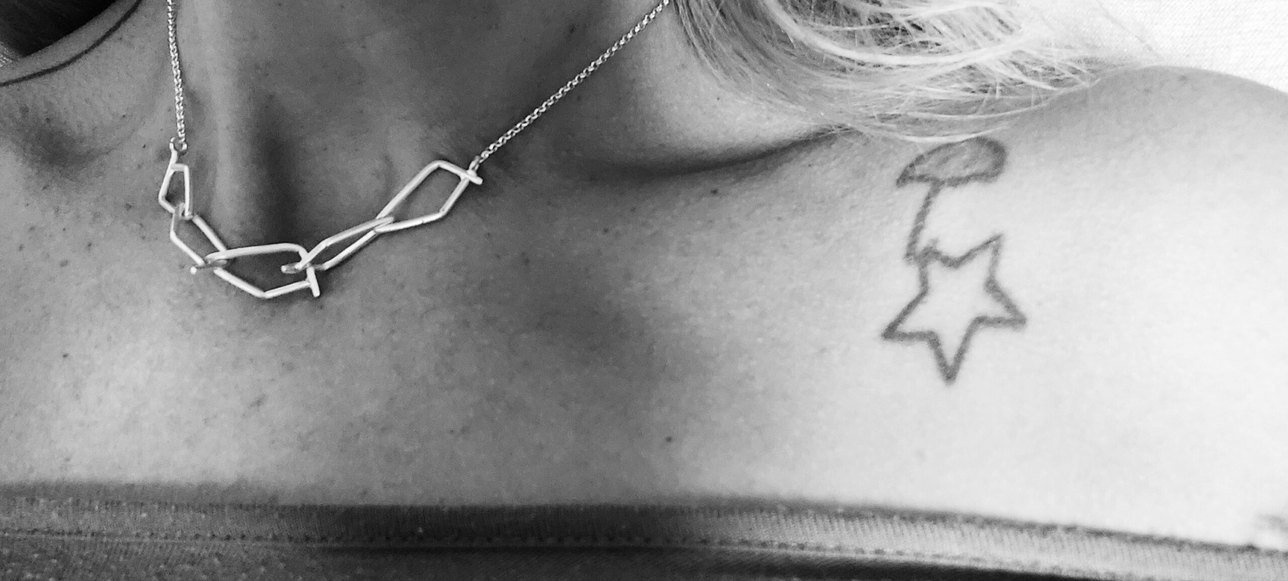 Geometric Sterling Silver Necklace | Handmade 925 Silver TRIBE - Image 8