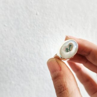 Serotonin Agate Silver ring
