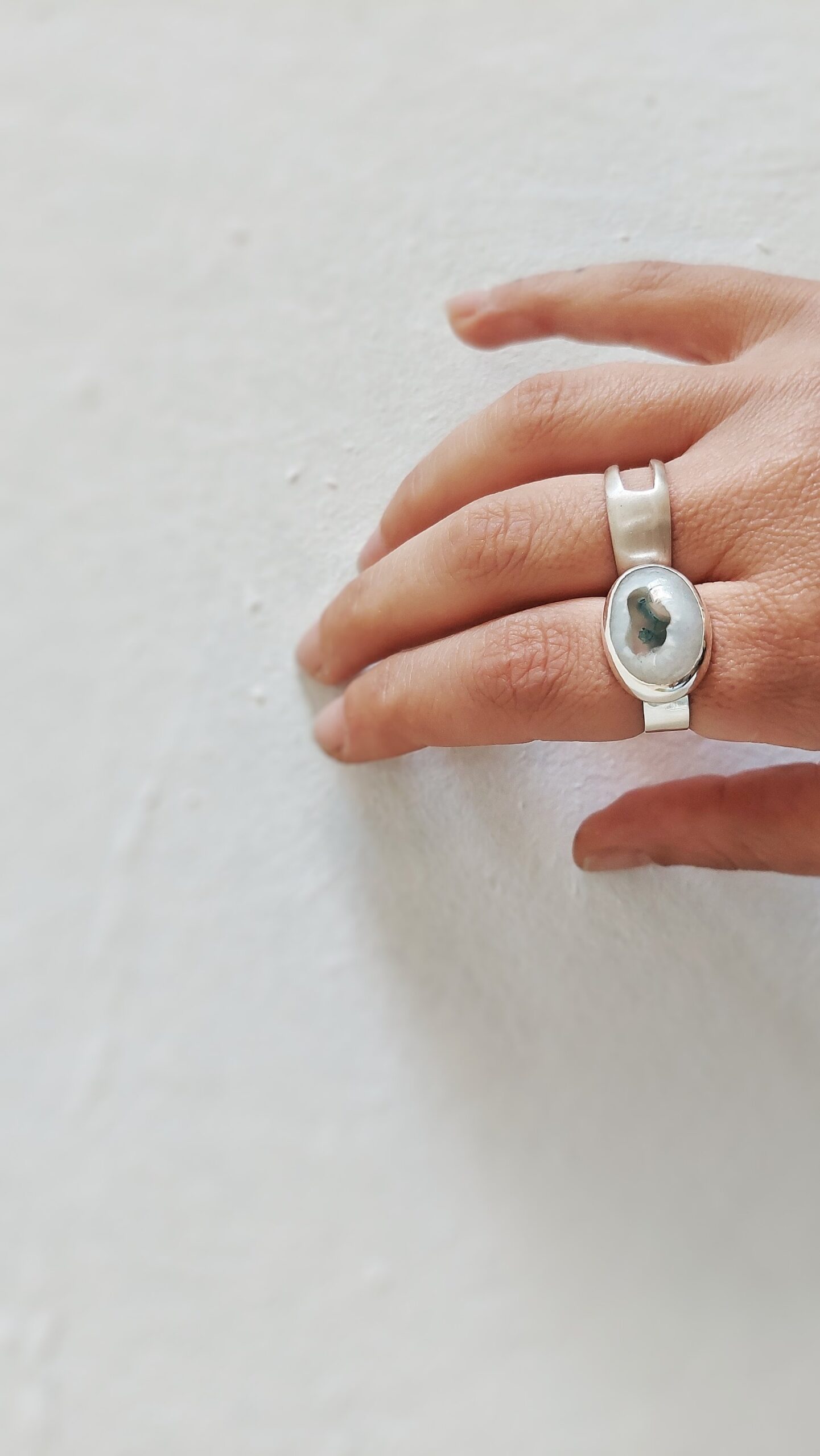 Serotonin Agate Silver ring - Image 3