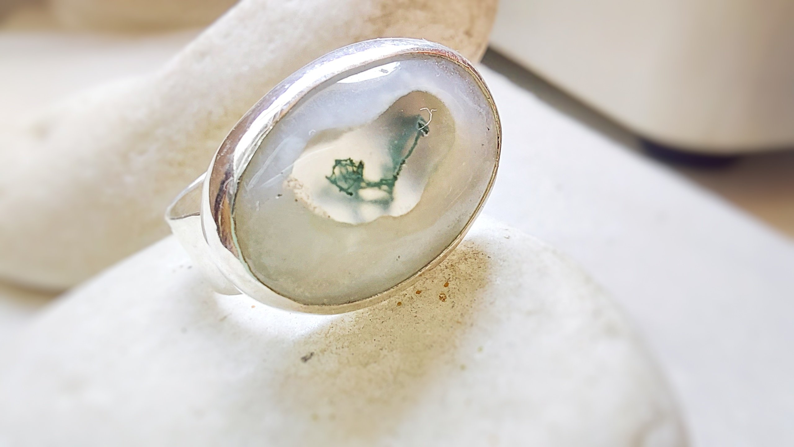 Serotonin Agate Silver ring - Image 2