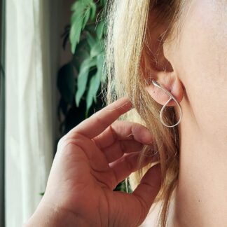 Curves Earrings – Handmade Sterling Silver 925